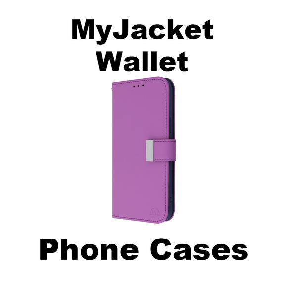 collection series page for the MyJacket Wallet phone case and MyJacket Tablet cases