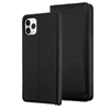 Black Smooth Stitched Noble Wallet Folio Case for Apple iPhone 11 Pro.