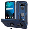 Ink Blue rugged case with magnetic back and ring stand for LG Harmony 4