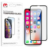 Clear full coverage anti smudge tempered glass for the Apple iPhone 11 Pro, the iPhone X and the iPhone XS