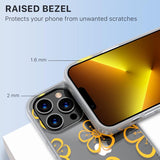 Mood Diamond iPhone 13 Pro Case's Raised 1.6 mm Front Bezel and 2 mm Back Bezel.