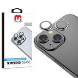 MyBat Pro Tempered Glass CamShield Lens Protector for Apple iPhone 15 (6.1) / 15 Plus (6.7) - Black