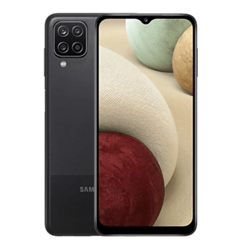 The page contains all MyBat and MyBat Pro Samsung Galaxy A12 Cases and Screen Protectors