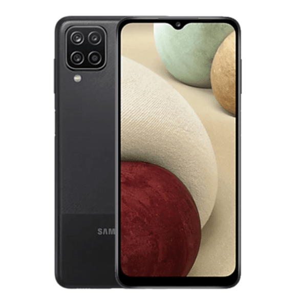 The page contains all MyBat and MyBat Pro Samsung Galaxy A12 Cases and Screen Protectors