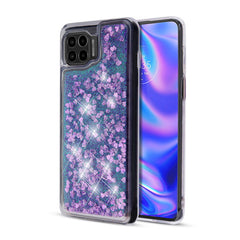 MyBat Quicksand Glitter Hybrid Protector Cover for Motorola Moto One 5G
