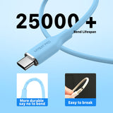 MyBat Pro USB-C to USB-C Liquid Silicone Cable (L=3 FT)