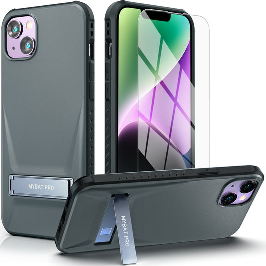 Funda MyBat Pro Beyonder Series con vidrio templado y soporte para iPhone 16e/14/13