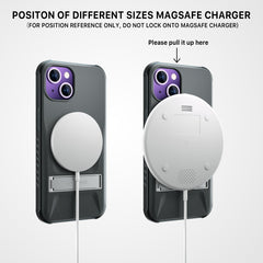 MyBat Pro Beyonder Series Case with Tempered Glass with Kickstand for Apple iPhone 16e / 14 / 13