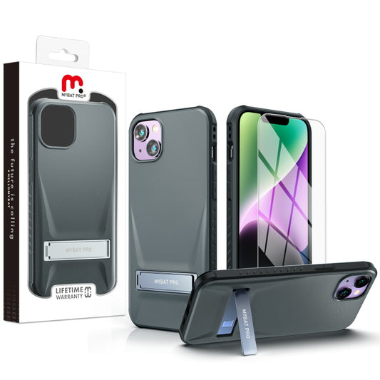 Funda MyBat Pro Beyonder Series con vidrio templado y soporte para iPhone 16e/14/13