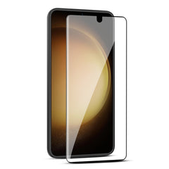 Protector de pantalla de vidrio templado de cobertura total MyBat Pro (desbloqueo por huella dactilar) para Samsung Galaxy S23 Plus