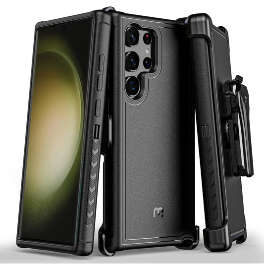 MyBat Pro Maverick Series Case w/ Holster for Samsung Galaxy S23 Ultra