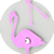 Tuff Purple Flamingo