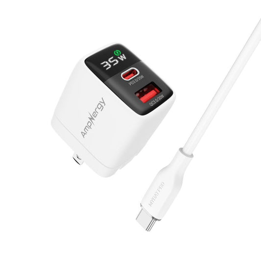 AmpNergy Dual Port Wall Charger(35W)MyBat Pro