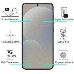 echelon Tempered Glass Screen Protector (2.5D) for Samsung Galaxy S25 Plus / Galaxy S24 Plus - Clear