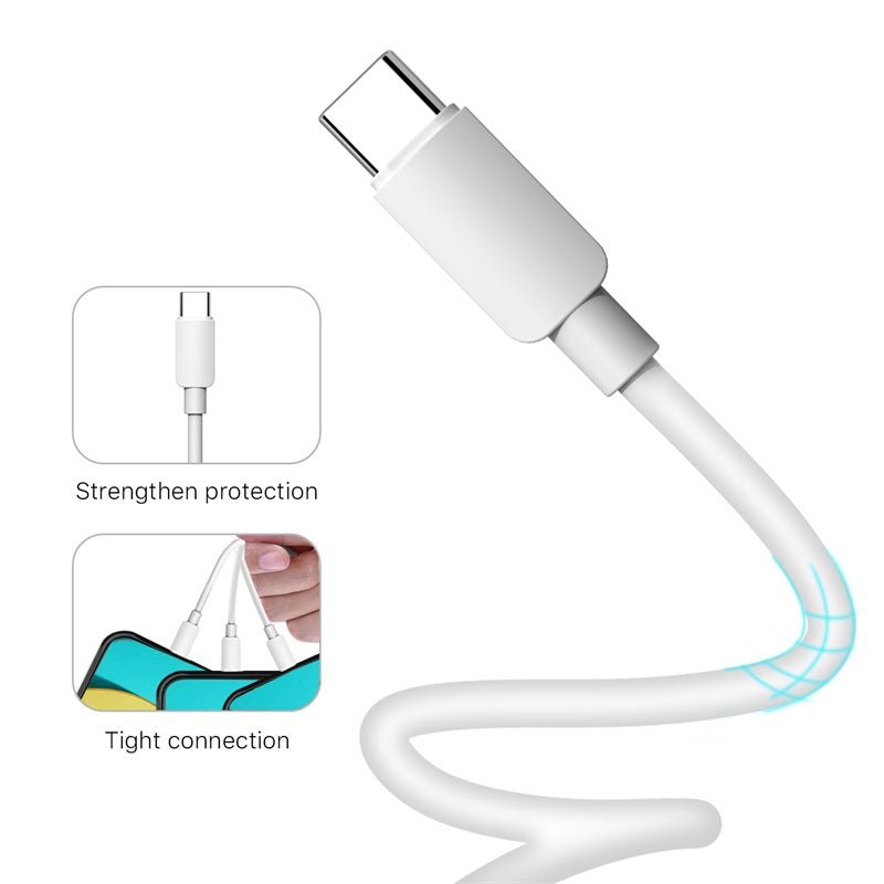 FDN 2.4A Dual - Port Wall Charger with USB - A to USB - C CableMyBat Pro