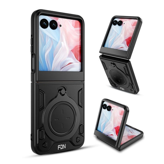 FDN Anti - Drop Hybrid Protector Case (with Ring Stand) for Motorola razr (2024)razr (2024)