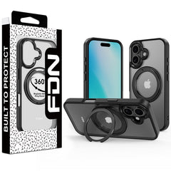 FDN RingRound 360° Kickstand Case w/ MagSafe for Apple iPhone 16 PlusiPhone 16 Plus