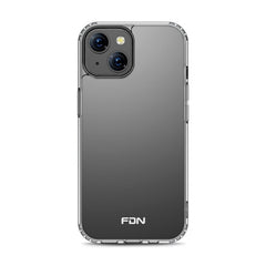 FDN Sturdy Gummy Cover for Apple iPhone 15 (6.1) - Highly Transparent Clear / Transparent Clear