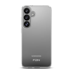 FDN Sturdy Gummy Cover for Samsung Galaxy S25 - Highly Transparent Clear / Transparent Clear