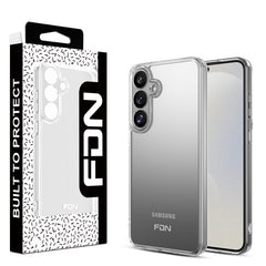 FDN Sturdy Gummy Cover for Samsung Galaxy S25 - Highly Transparent Clear / Transparent Clear
