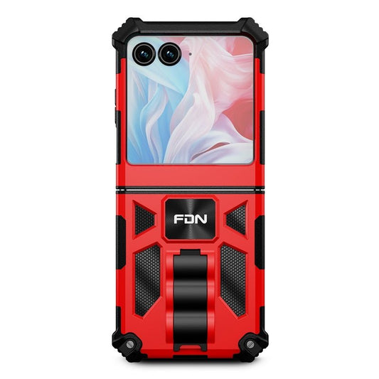 FDN Sturdy Hybrid Protector Cover (with Stand) for Motorola razr (2024)razr (2024)