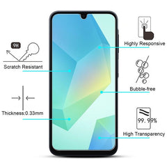 FDN Tempered Glass Screen Protector (2.5D) for Samsung Galaxy A16 5GGalaxy A16 5G