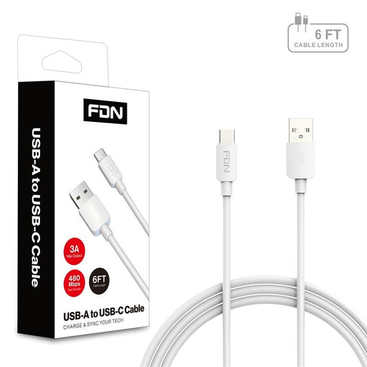FDN USB - A to USB - C Cable (L=6 FT)MyBat Pro