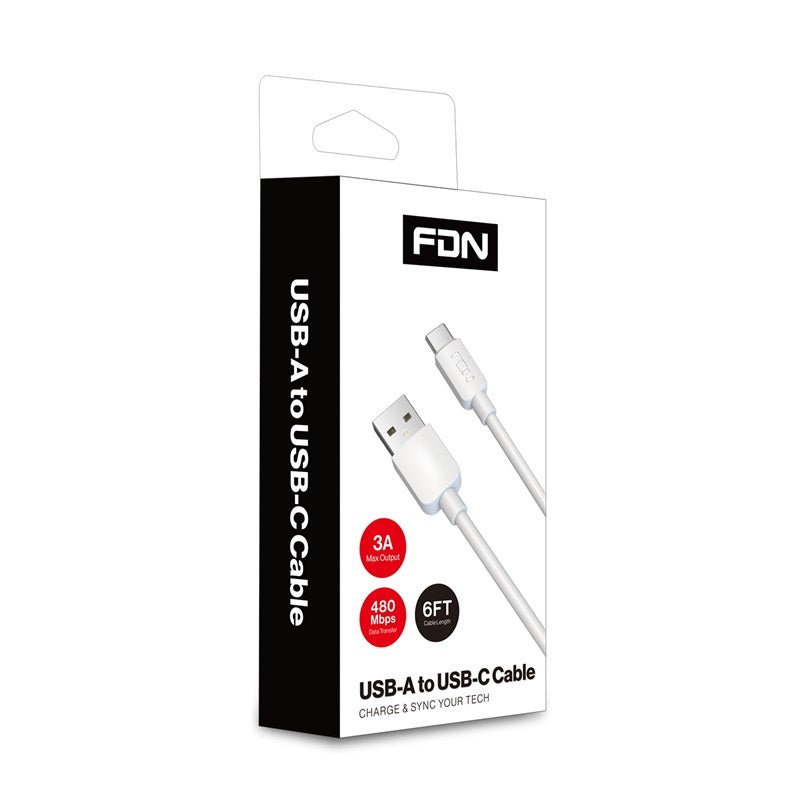 FDN USB - A to USB - C Cable (L=6 FT)MyBat Pro