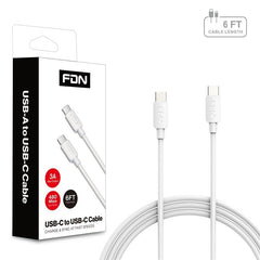 FDN USB - C to USB - C Cable (L=6 FT)MyBat Pro