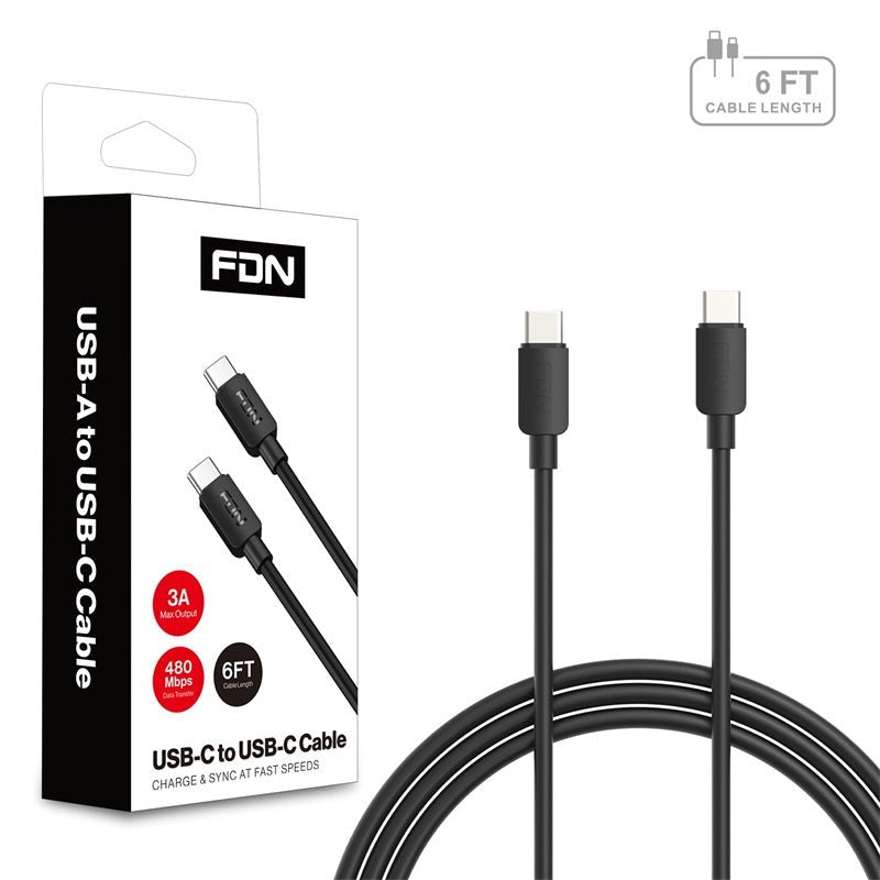 FDN USB - C to USB - C Cable (L=6 FT)MyBat Pro
