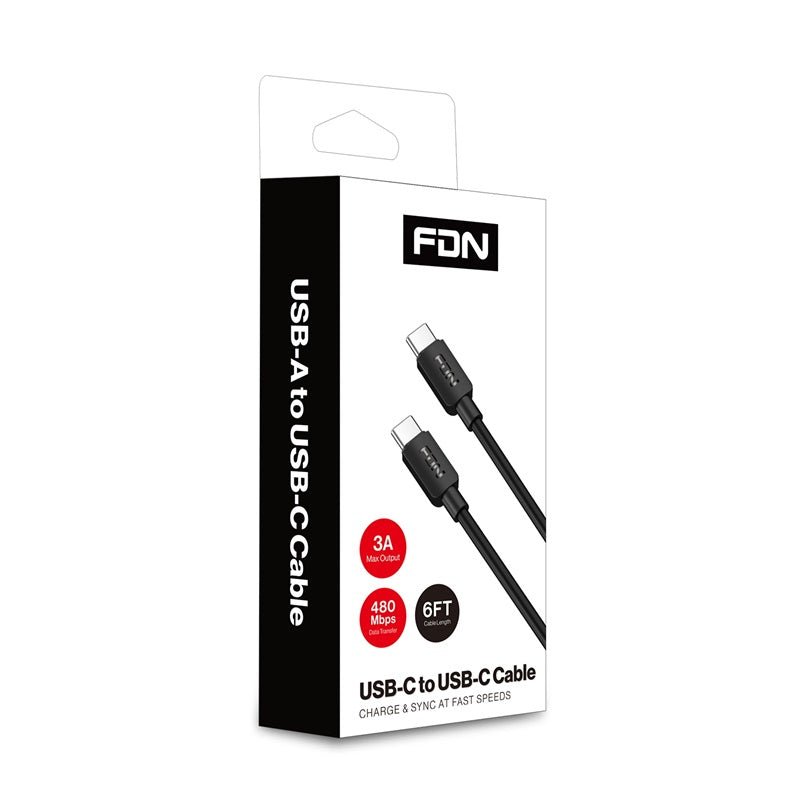 FDN USB - C to USB - C Cable (L=6 FT)MyBat Pro