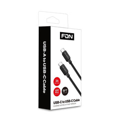 FDN USB - C to USB - C Cable (L=6 FT)MyBat Pro