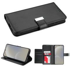 FDN Wallet Folio Case for Samsung Galaxy S25 - Black / Black