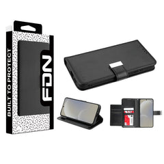 FDN Wallet Folio Case for Samsung Galaxy S25 - Black / Black