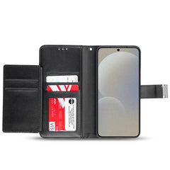 FDN Wallet Folio Case for Samsung Galaxy S25 - Black / Black