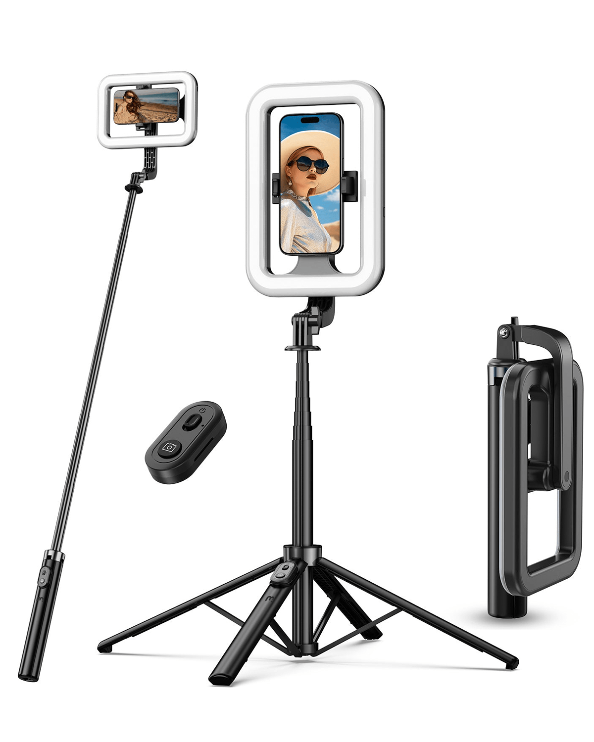 MyBat Pro Selfie Ring Light with 72 Tripod Stand 2024 SS Stainless Steel