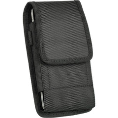 LUXMO Extra Large Vertical Horizontal Nylon Pouch - Black