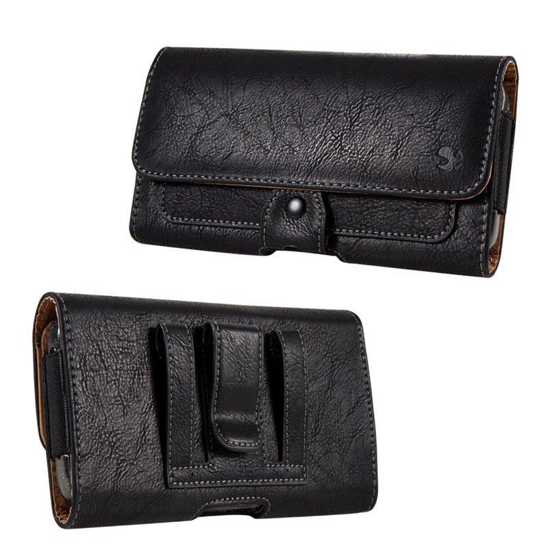 LUXMO Medium Horizontal Universal Pouch - Black