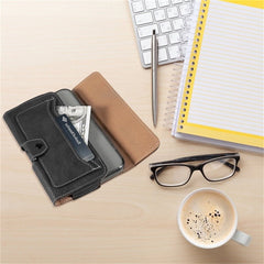 LUXMO Medium Horizontal Universal Pouch - Black