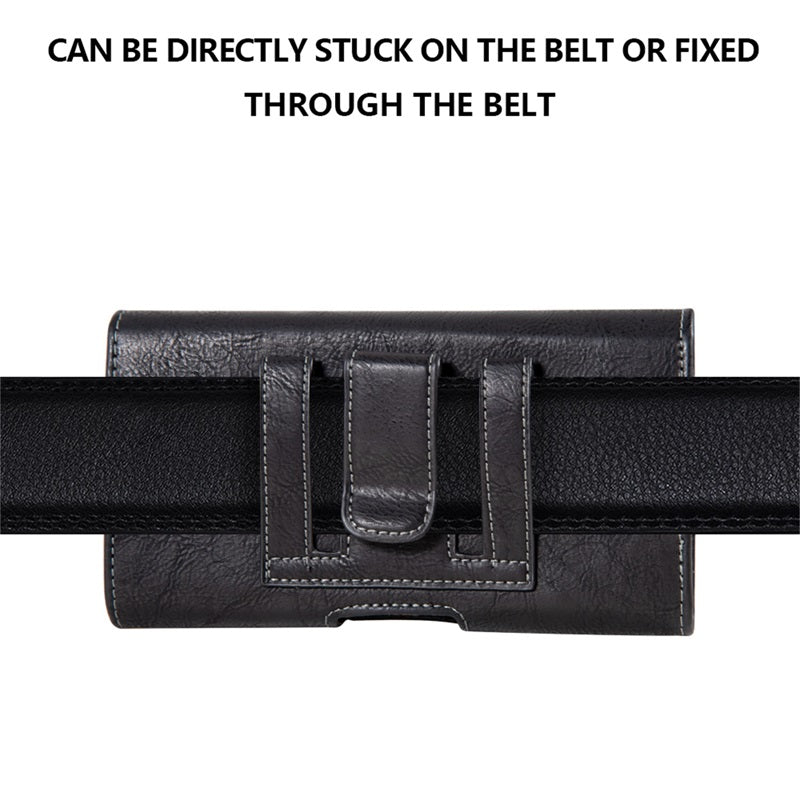 LUXMO Medium Horizontal Universal Pouch - Black