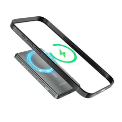 MyBat 5000mAh SNAP + GO SLEEK Magnetic Wireless Power Bank - Purple Titanium - MyBat Pro