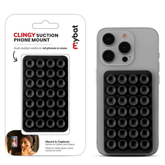MyBat Clingy Suction Phone Mount - BlackMybat Pro