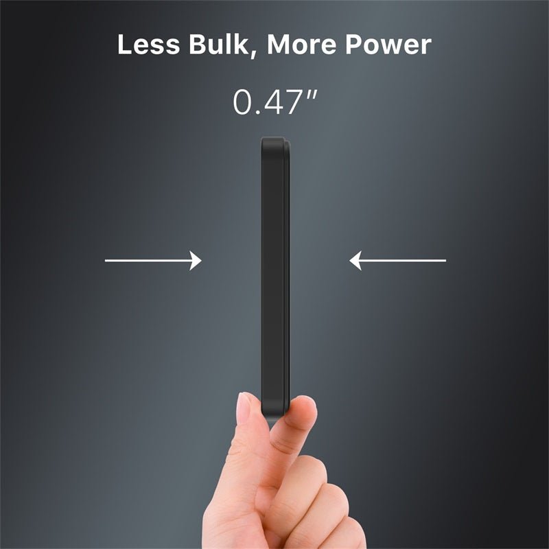 MyBat Design Lab 5000mAh Magnetic Wireless Power Bank - Black - Lady Of The Dead