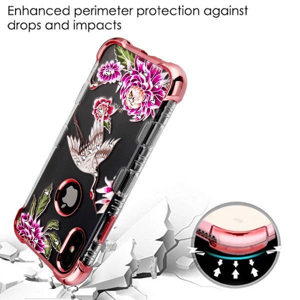 MyBat Diamante TUFF Klarity Lux Candy Skin Cover for Apple iPhone XS/XiPhone XS/X