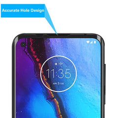 MyBat Full Coverage Tempered Glass Screen Protector for Motorola Moto G Stylus / Moto G Power - BlackMyBat Pro