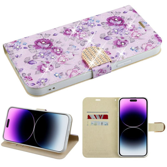 MyBat MyJacket Wallet Diamond Series for Apple iPhone 14 Pro Max (6.7)iPhone 14 Pro Max