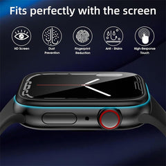 MyBat Pro 3D Full Coverage Tempered Glass Screen Protector with Installation Frame for Apple Watch Series 9 45mm/Watch Series 8 45mm / Watch Series 7 45mmMyBat Pro
