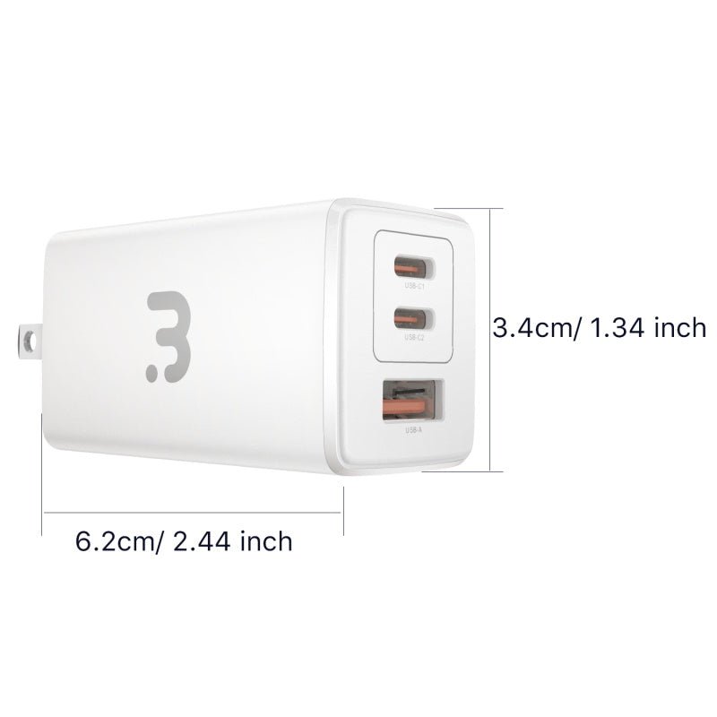 MyBat Pro 67W GaN Three - Port Wall ChargerMyBat Pro