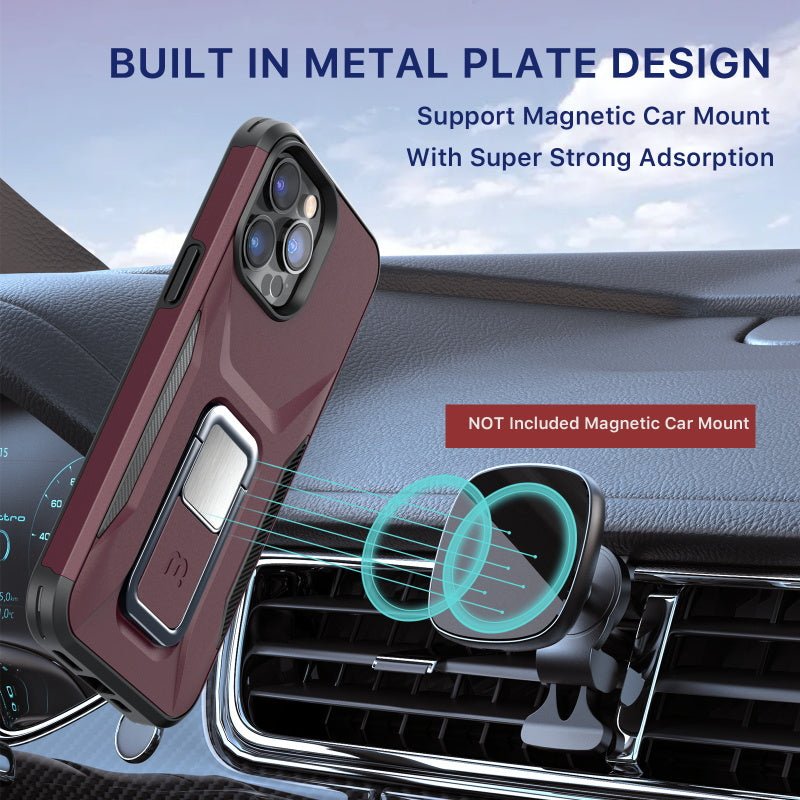 MyBat Pro Antimicrobial Stealth Series (with Stand) for Apple iPhone 14 Pro (6.1)iPhone 14 Pro