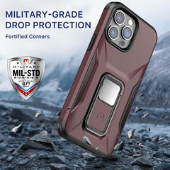 MyBat Pro Antimicrobial Stealth Series (with Stand) for Apple iPhone 14 Pro (6.1)iPhone 14 Pro